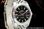 Rolex - Datejust 126334 41mm Jub Flt 904L SS/SS Blk/Stk MZF JH3235