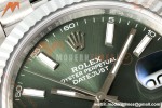 Rolex - Datejust 126334 41mm Jub Flt 904L SS/SS Grn/Stk MZF JH3235