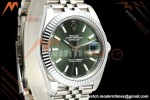 Rolex - Datejust 126334 41mm Jub Flt 904L SS/SS Grn/Stk MZF JH3235