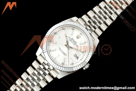 Rolex - Datejust 126334 41mm Jub Flt 904L SS/SS Silver/Stk MZF JH3235