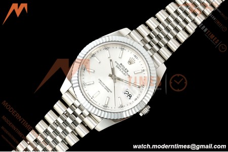 Rolex - Datejust 126334 41mm Jub Flt 904L SS/SS Silver/Stk MZF JH3235