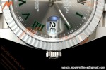 Rolex - Datejust 126334 41mm Wimbledon Jub Flt 904L SS/SS Grey/Rmn MZF JH3235