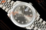 Rolex - Datejust 126334 41mm Jub Flt 904L SS/SS Grey/Dia MZF JH3235