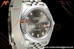 Rolex - Datejust 126334 41mm Jub Flt 904L SS/SS Grey/Dia MZF JH3235