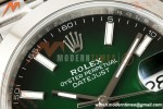 Rolex - Datejust 126334 41mm Jub Smth 904L SS/SS Ombre Green/Stk ERF JH3235 Free Sprung