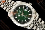 Rolex - Datejust 126334 41mm Jub Flt 904L SS/SS Ombre Green/Stk ERF JH3235 Free Sprung
