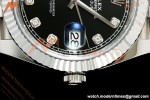 Rolex - Datejust 126334 41mm Jub Flt 904L SS/SS Blk/Dia RGF JH3235 Free Sprung