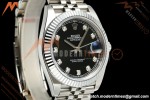 Rolex - Datejust 126334 41mm Jub Flt 904L SS/SS Blk/Dia RGF JH3235 Free Sprung