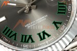Rolex - Datejust 126334 41mm Jub Flt 904L SS/SS Grey/Rmn RGF JH3235 Free Sprung