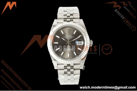 Rolex - Datejust 126334 41mm Jub Flt 904L SS/SS Grey/Stk VSF V2 DD3235 V2