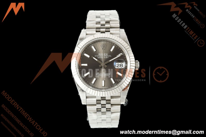 Rolex - Datejust 126334 41mm Jub Flt 904L SS/SS Grey/Stk VSF V2 DD3235 V2