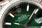 Rolex - Datejust 126334 41mm Jub Flt 904L SS/SS Ombre Green/Stk VSF V2 DD3235 V2