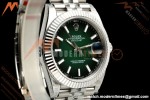 Rolex - Datejust 126334 41mm Jub Flt 904L SS/SS Ombre Green/Stk VSF V2 DD3235 V2