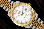 Rolex - Datejust 126333 41mm 904L Jub Flt YG/SS Wht/Stk RCF JH3235