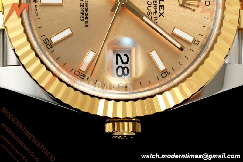 Rolex - Datejust 126333 41mm 904L Jub Flt YG/SS YG/Stk RCF JH3235