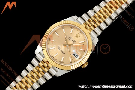 Rolex - Datejust 126333 41mm 904L Jub Flt YG/SS YG/Stk RCF JH3235