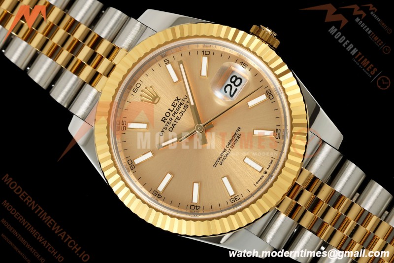 Rolex - Datejust 126333 41mm 904L Jub Flt YG/SS YG/Stk RCF JH3235
