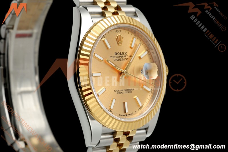 Rolex - Datejust 126333 41mm 904L Jub Flt YG/SS YG/Stk RCF JH3235
