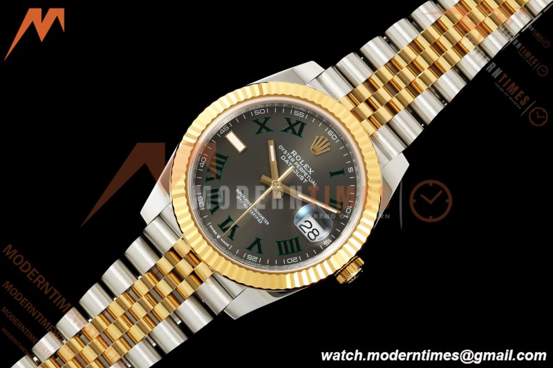 Rolex - Datejust 126333 41mm 904L Jub Flt YG/SS Gry/Rmn RCF JH3235