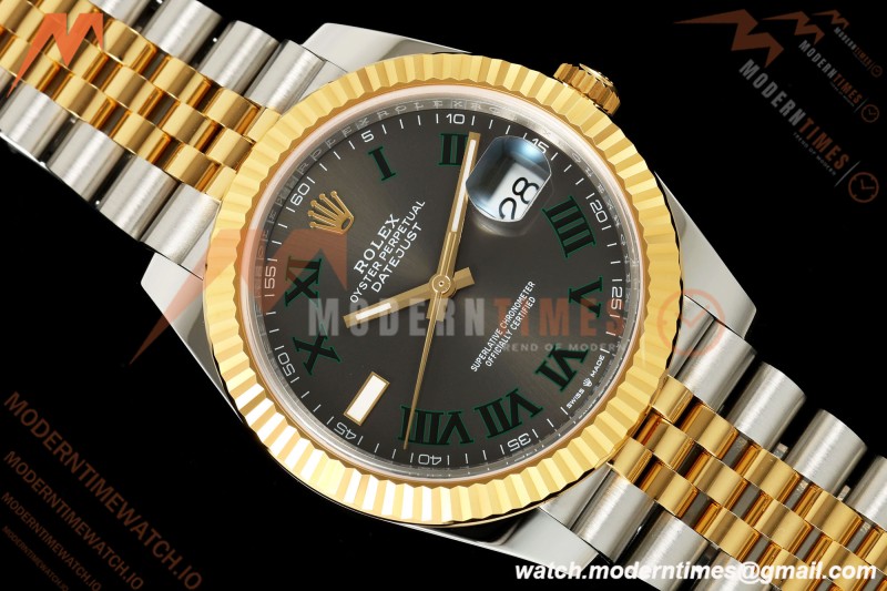Rolex - Datejust 126333 41mm 904L Jub Flt YG/SS Gry/Rmn RCF JH3235