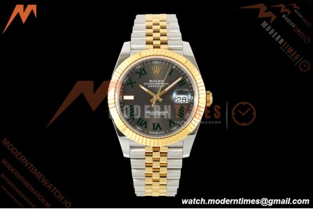 Rolex - Datejust 126333 41mm 904L Jub Flt YG/SS Gry/Rmn RCF JH3235