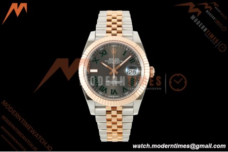 Rolex - Datejust 126331 41mm 904L Jub Flt RG/SS Gry/Rmn RCF JH3235