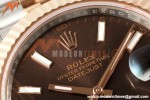 Rolex - Datejust 126331 41mm 904L Jub Flt RG/SS Brn/Stk RCF JH3235