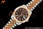 Rolex - Datejust 126331 41mm 904L Jub Flt RG/SS Brn/Stk RCF JH3235