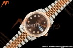 Rolex - Datejust 126331 41mm 904L Jub Flt RG/SS Brn/Dia RCF JH3235