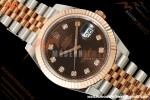 Rolex - Datejust 126331 41mm 904L Jub Flt RG/SS Brn/Dia RCF JH3235