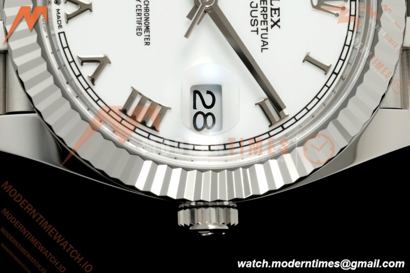 Rolex - Datejust 126334 41mm Jub Flt 904L SS/SS Wht/Rmn RCF JH3235