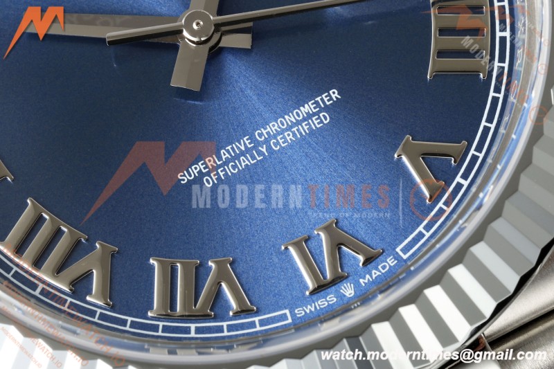 Rolex - Datejust 126334 41mm Jub Flt 904L SS/SS Blu/Rmn RCF JH3235