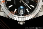 Rolex - Datejust 126334 41mm Jub Flt 904L SS/SS Blk/Stk RCF JH3235