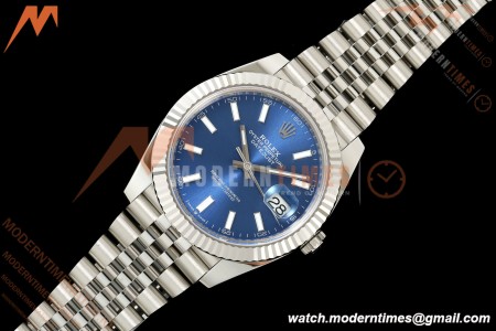 Rolex - Datejust 126334 41mm Jub Flt 904L SS/SS Blue/Stk RCF JH3235