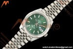 Rolex - Datejust 126334 41mm Jub Flt 904L SS/SS Green Textured/Stk RCF JH3235