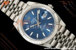 Rolex - Datejust 126334 41mm Jub Flt 904L SS/SS Blue Textured/Stk RCF JH3235