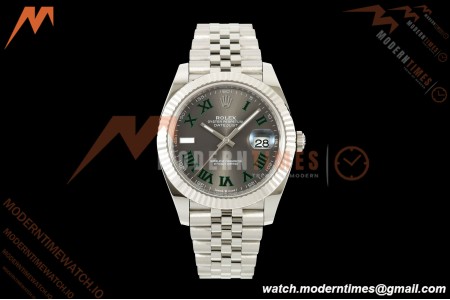 Rolex - Datejust 126334 41mm Jub Flt 904L SS/SS Gry/Rmn RCF JH3235