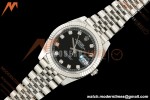 Rolex - Datejust 126334 41mm Jub Flt 904L SS/SS Blk/Dia RCF JH3235