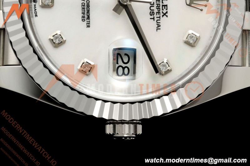 Rolex - Datejust 126334 41mm Jub Flt 904L SS/SS MOP/Dia RCF JH3235