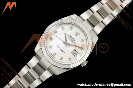 Rolex - Datejust 126334 41mm Oys Flt 904L SS/SS W-MOP/Dia SEEK VR3235