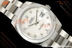 Rolex - Datejust 126334 41mm Oys Flt 904L SS/SS W-MOP/Dia SEEK VR3235