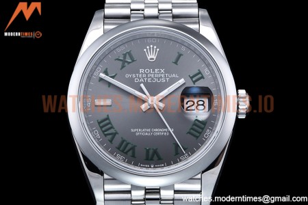 Rolex - DJ 36mm Jub Smt 904L SS/SS Grey/Rm VSF VS3235