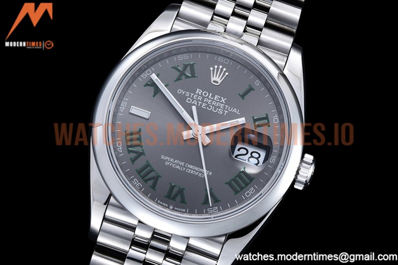 Rolex - DJ 36mm Jub Smt 904L SS/SS Grey/Rm VSF VS3235
