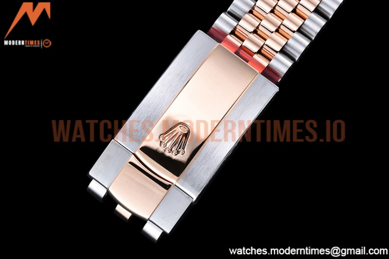Rolex - DJ2 41mm Jub Flt 904L RG/SS P-Grey/Stk VSF VS3235