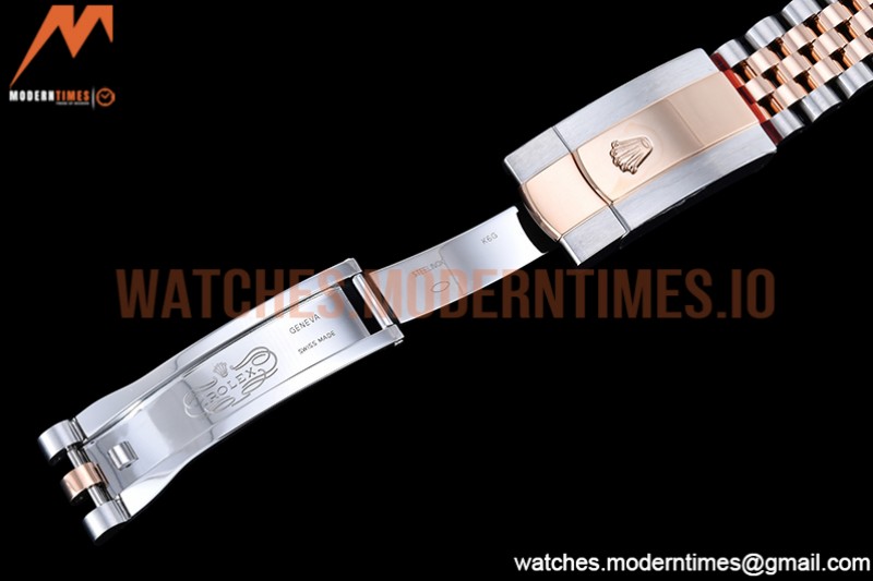 Rolex - DJ2 41mm Jub Flt 904L RG/SS P-Grey/Stk VSF VS3235