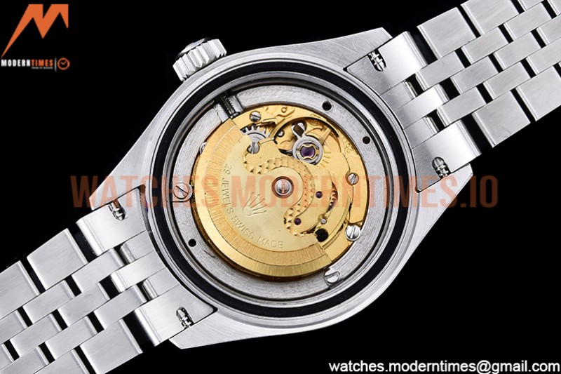 Rolex - DJ Ladies 28mm Jub Flt 904L SS/SS White/Stk GMF A2671