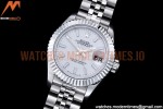 Rolex - DJ Ladies 28mm Jub Flt 904L SS/SS White/Stk GMF A2671