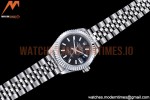 Rolex - DJ Ladies 28mm Jub Flt 904L SS/SS Black/Stk GMF A2671