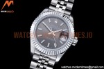 Rolex - DJ Ladies 28mm Jub Flt 904L SS/SS Grey/Stk GMF A2671