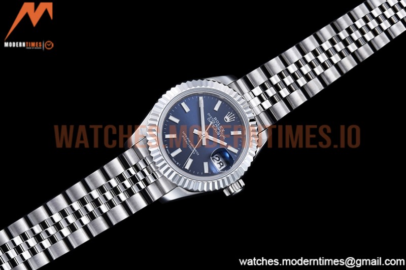Rolex - DJ Ladies 28mm Jub Flt 904L SS/SS Blue/Stk GMF A2671